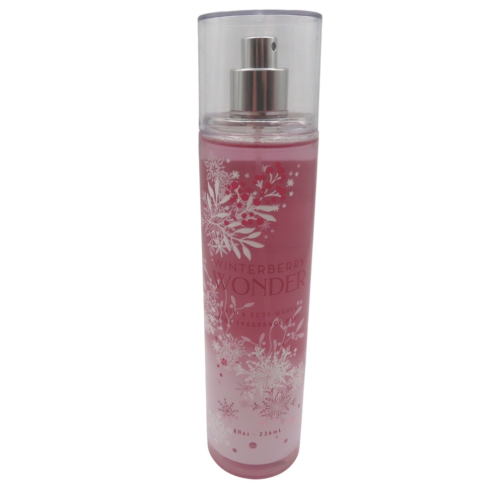 Bath & Body Works Winterberry Wonder Fine Fragrance Mist 8oz Retired Spray